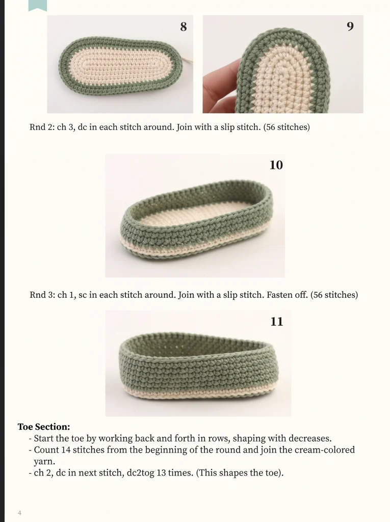 crochet baby shoes free pattern