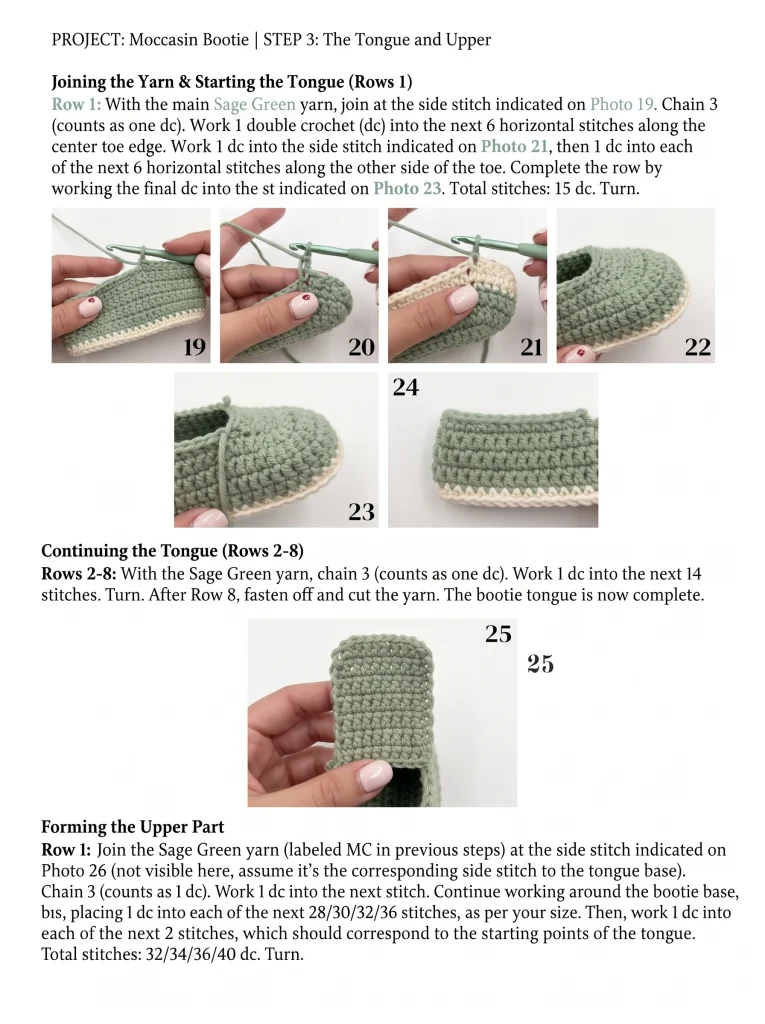 crochet baby shoes free pattern