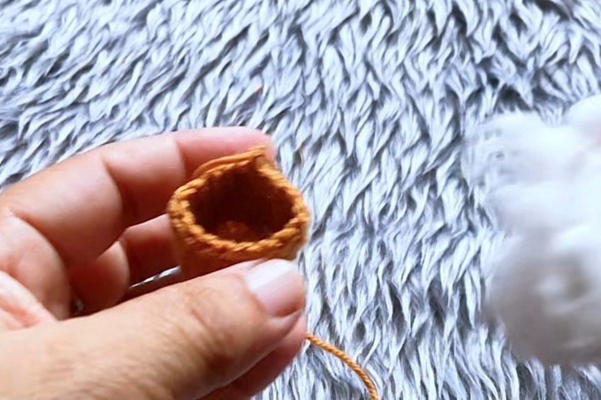 free crochet owl pattern step 8: check the finished tube